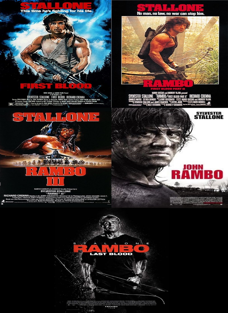 Descargar Película SAGA "RAMBO" MP4 720p Latino