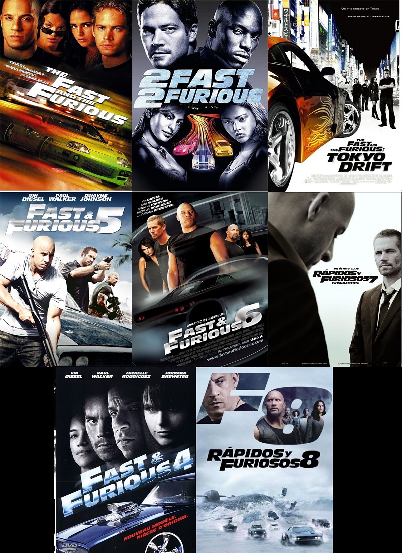 Descargar Película SAGA RÁPIDO Y FURIOSO (Fast and Furious) MP4 HD720p Latino