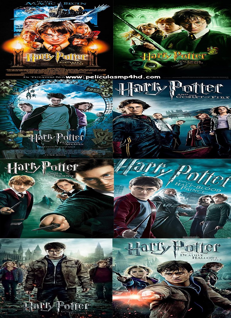 Descargar Película SAGA "HARRY POTTER" MP4 HD720p Latino