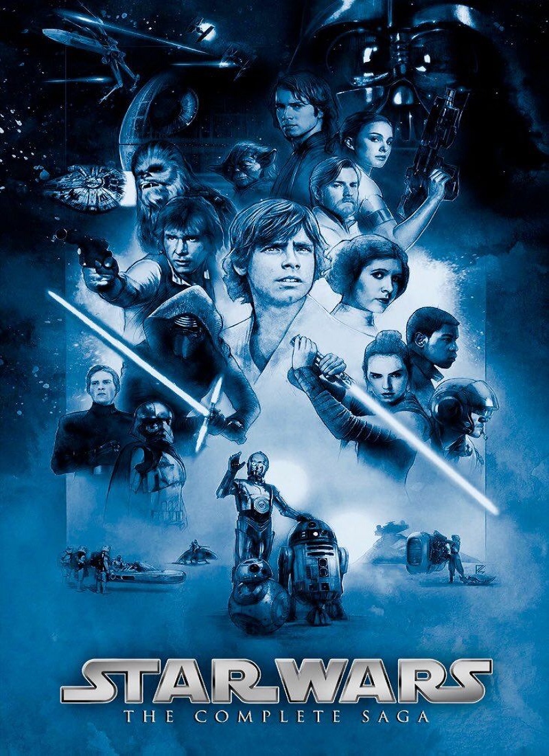 Descargar Película SAGA Completa STAR WARS (La Guerra de las Galaxias) MP4 HD720p Latino