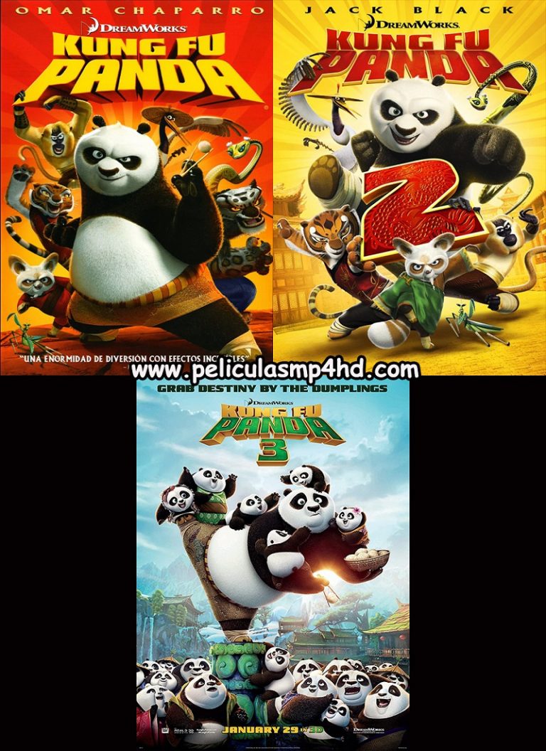 Trilogía KUNG FU PANDA [HD 720p, Latino, MEGA]