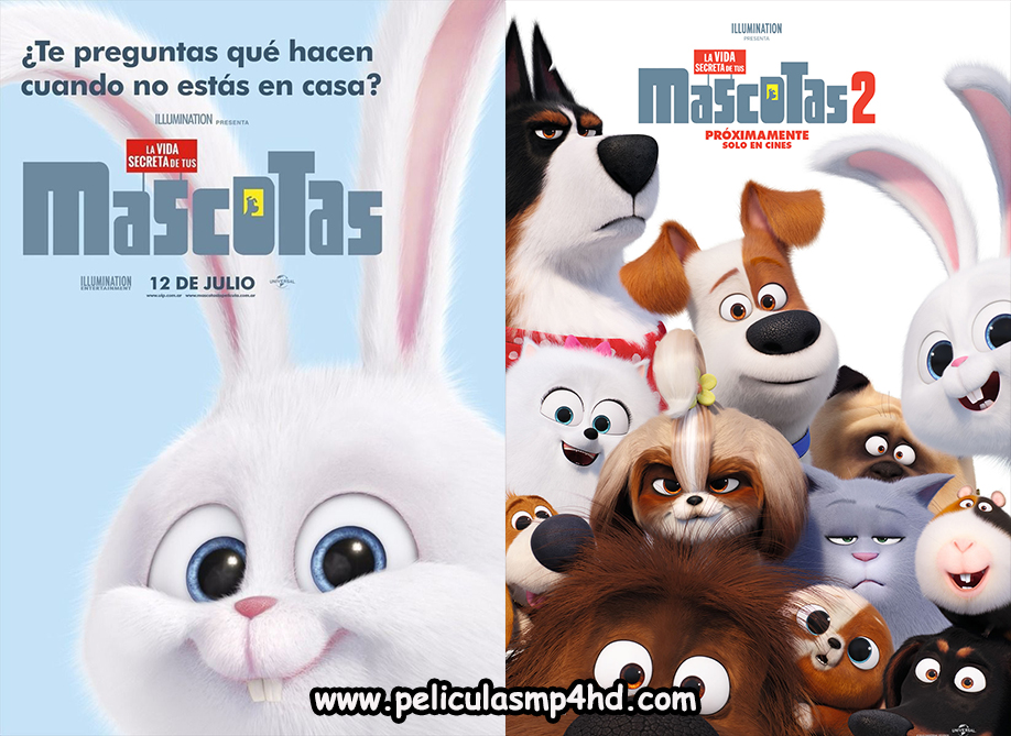 Descargar Película Saga LA VIDA SECRETA DE TUS MASCOTAS (The Secret Life of Pets) MP4 HD720p Latino