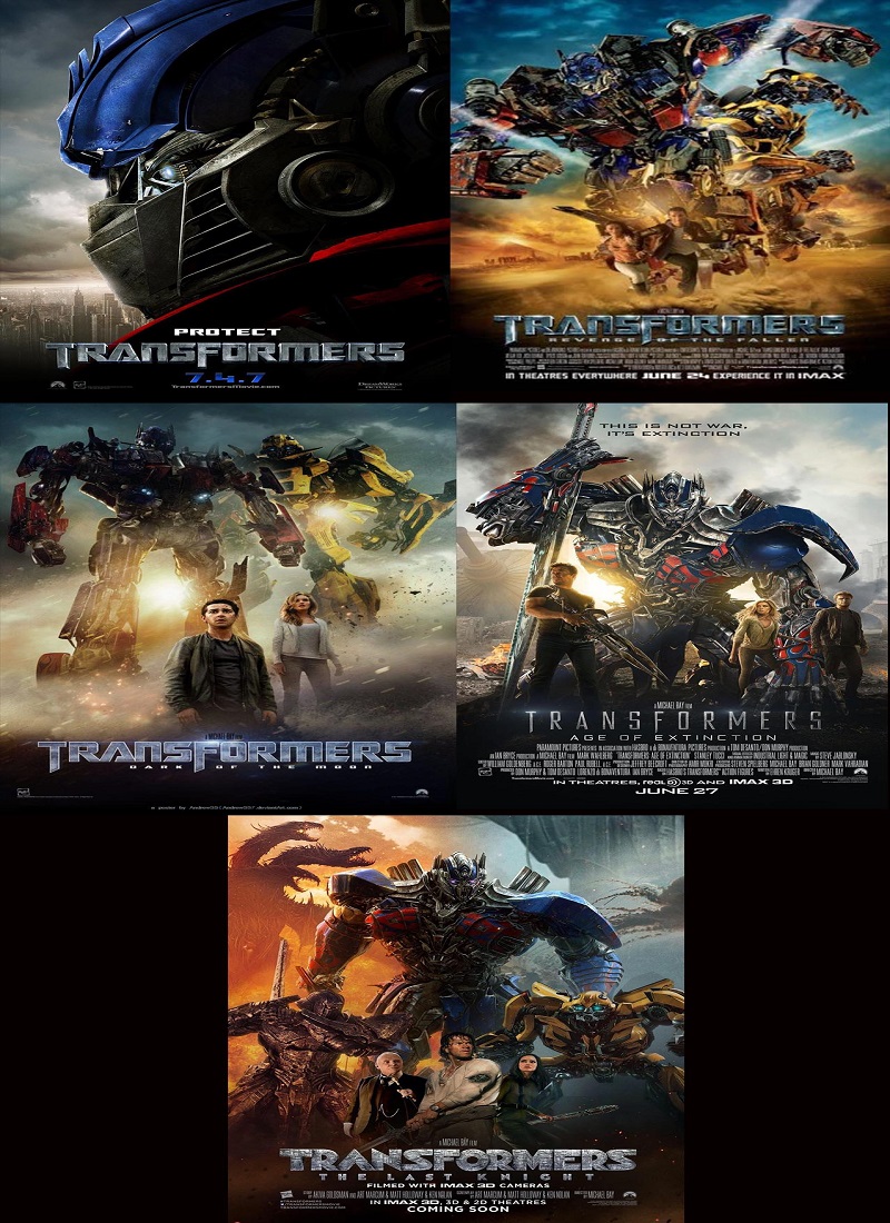 Descargar Película Saga TRANSFORMERS MP4 HD720p Latino