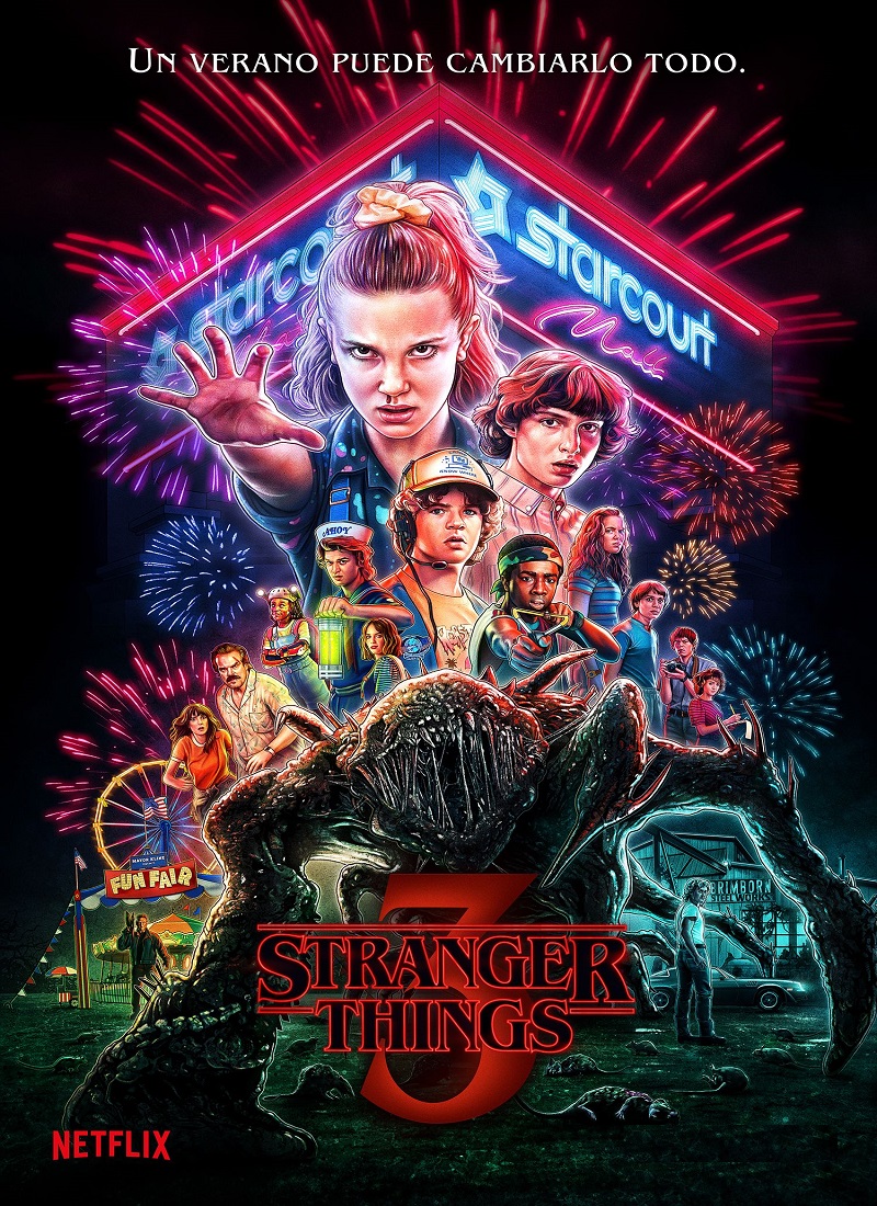 Descargar Serie STRANGER THINGS Temporada 3 [2019] MP4 HD720p Latino