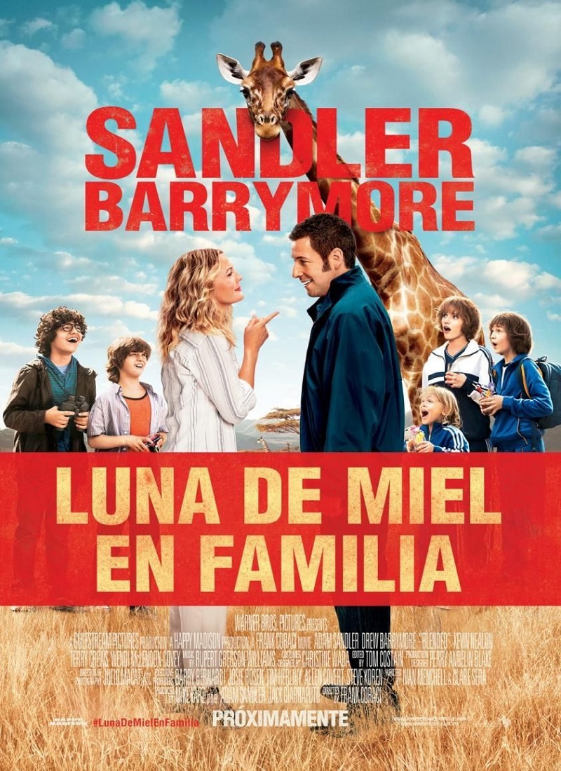 Descargar Película LUNA DE MIEL EN FAMILIA [2014] (Blended) MP4 HD720p Latino