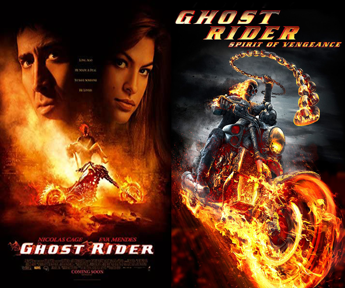 Descargar Película Saga EL VENGADOR FANTASMA (Ghost Rider) MP4 HD720p Latino