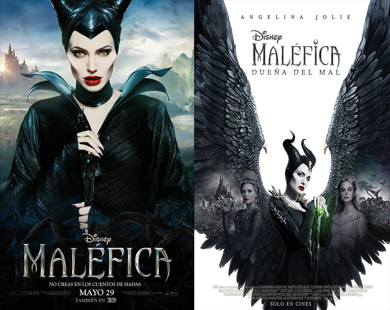 Descargar Película Saga MALÉFICA (Maleficent) MP4 HD720p Latino