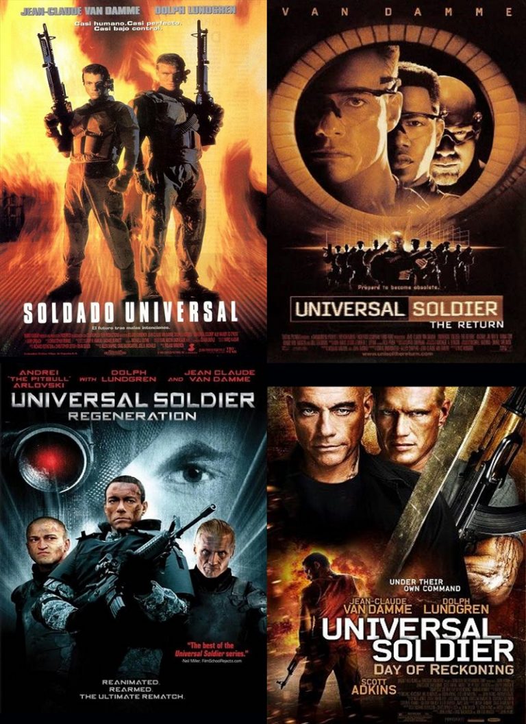 Saga SOLDADO UNIVERSAL (Universal Soldier) [HD 720, Latino, MEGA]