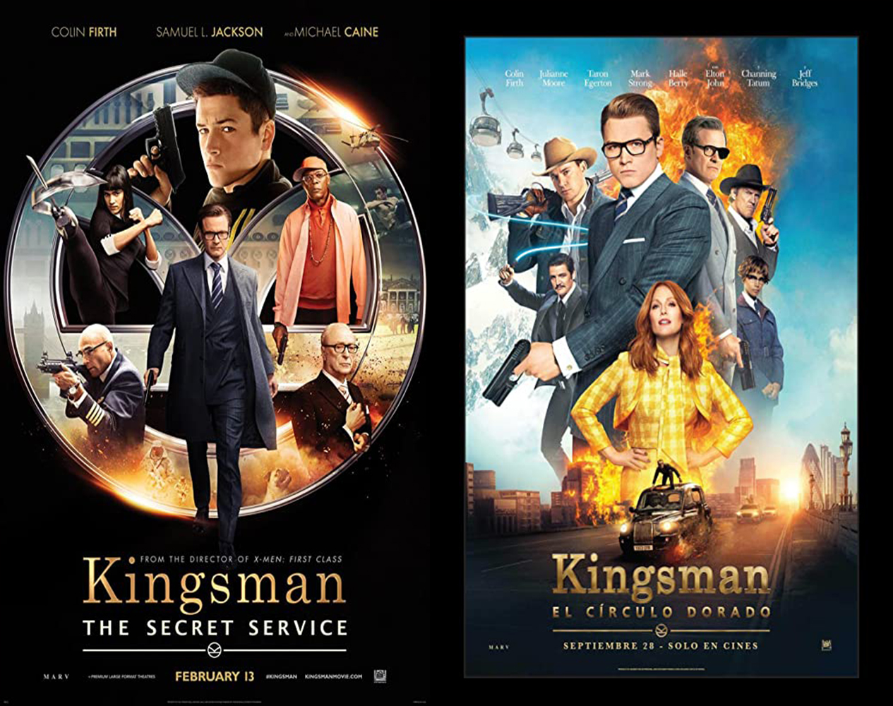 Descargar Película Saga KINGSMAN: SERVICIO SECRETO MP4 HD720p Latino