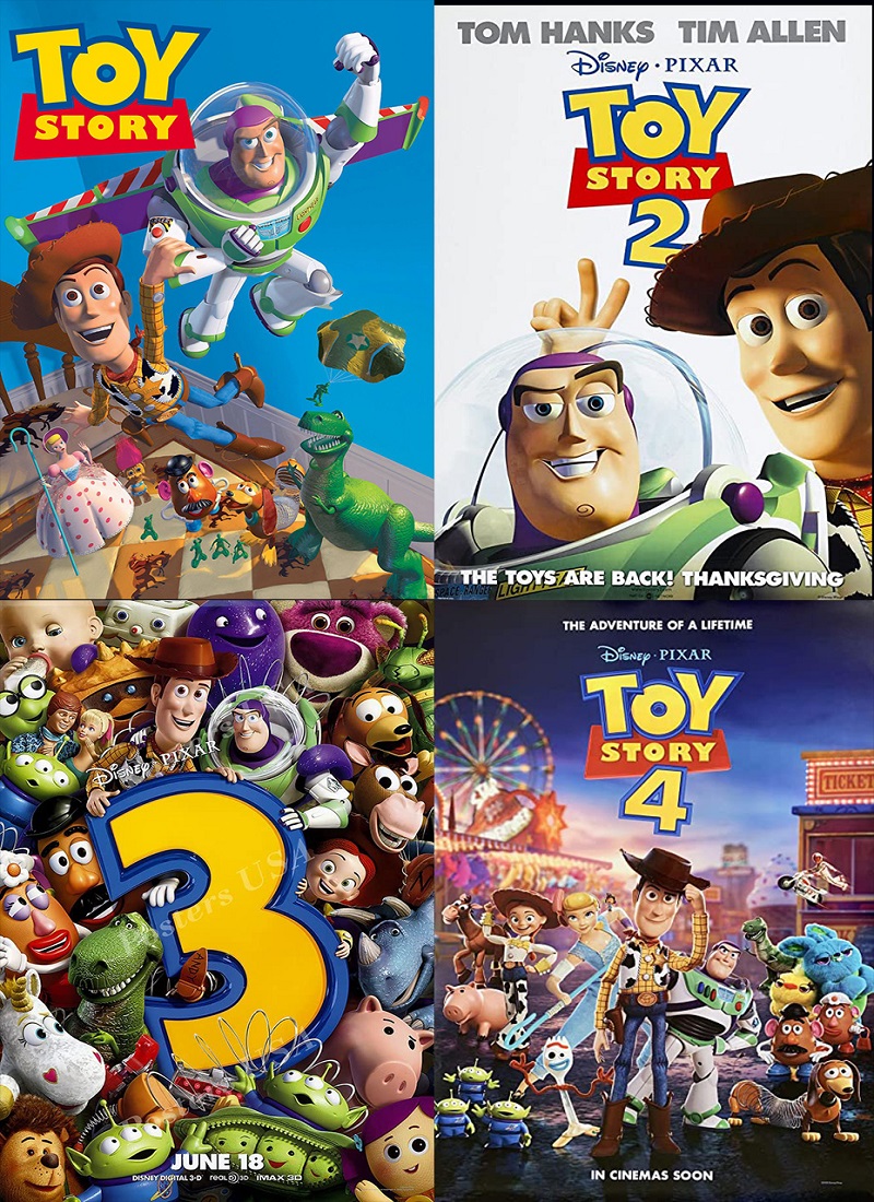 Descargar PelĂcula Saga TOY STORY MP4 HD720p Latino