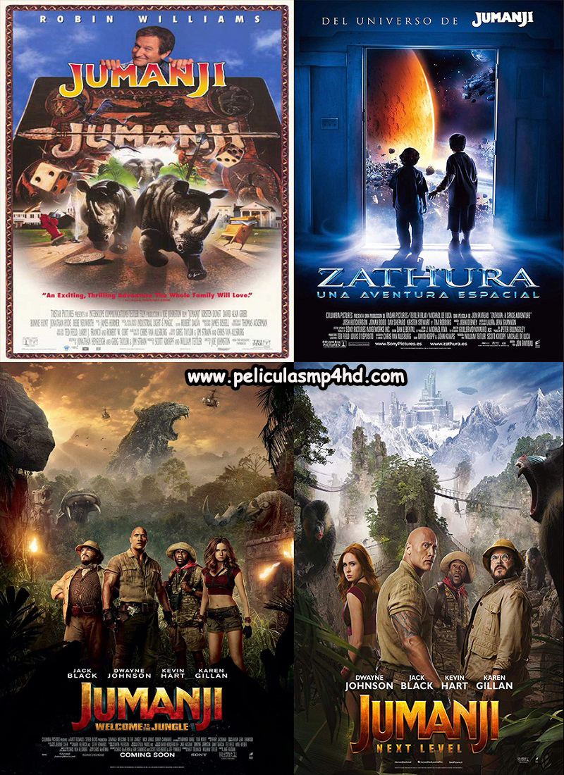 Descargar Película Saga Universo JUMANJI MP4 HD720p Latino