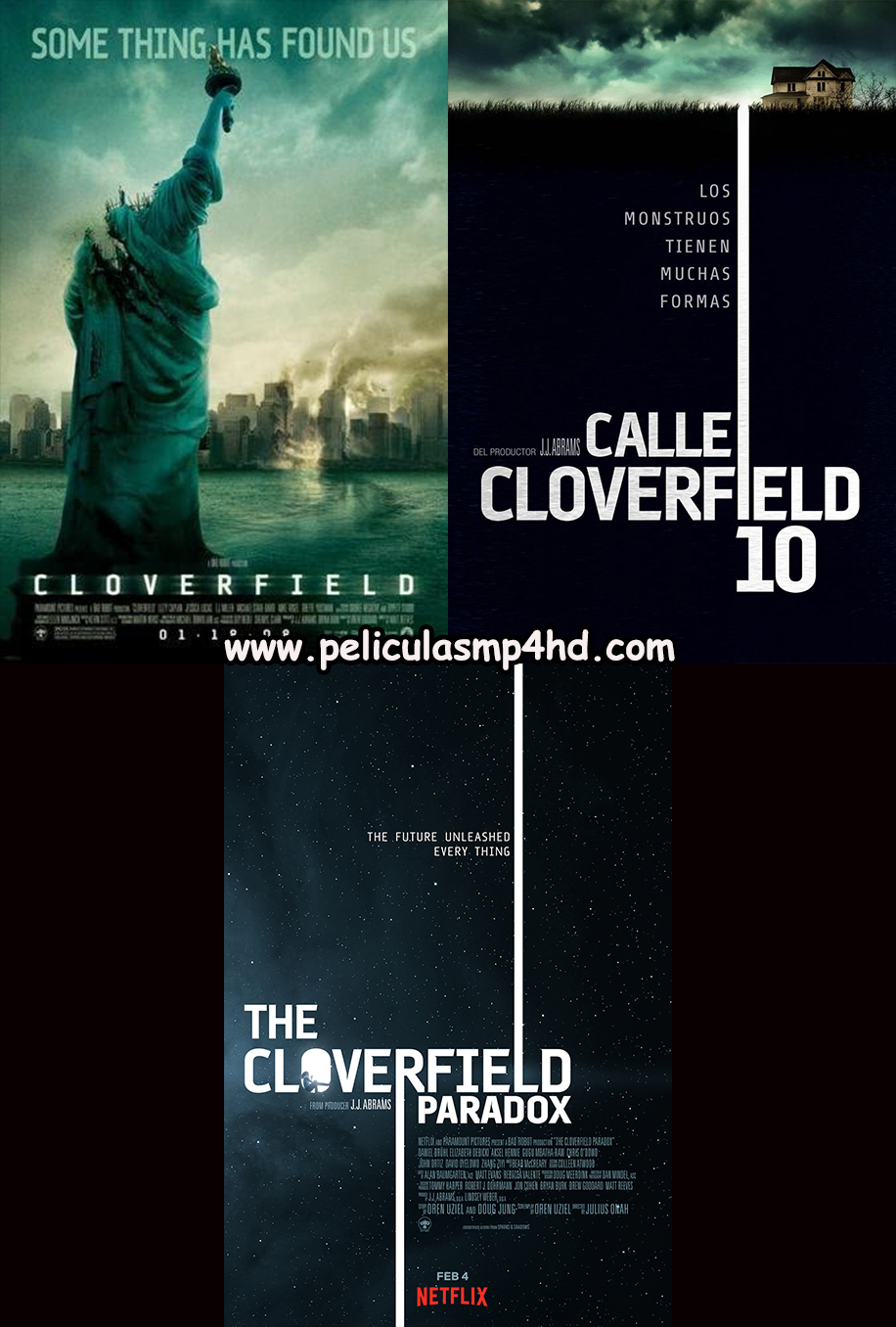 Descargar Película Saga UNIVERSO CLOVERFIELD MP4 HD720p Latino