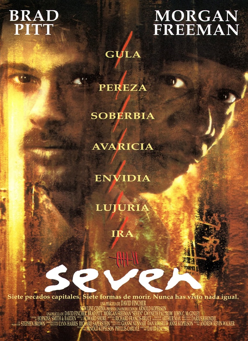 Descargar Película SEVEN, LOS SIETE PECADOS CAPITALES [1995] MP4 HD720p Latino