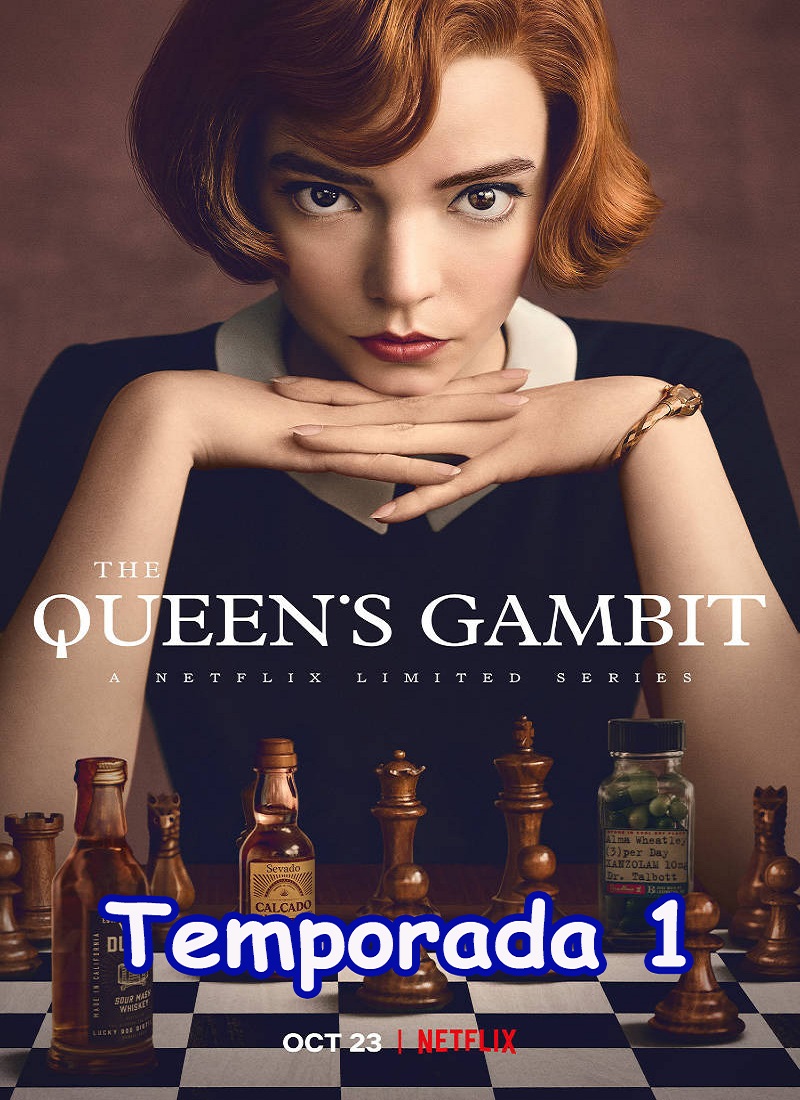 Descargar Serie GAMBITO DE DAMA Temporada 1 [2020] (The Queen's Gambit) MP4 HD720p Latino