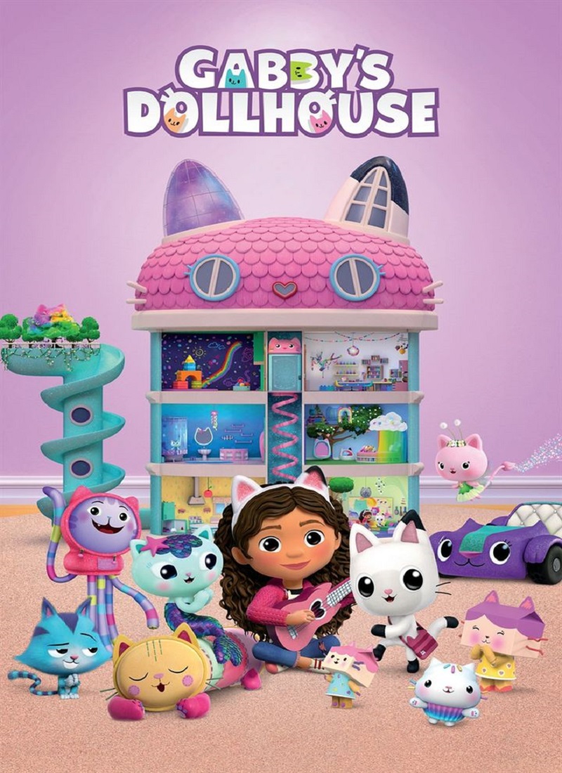Descargar Serie LA CASA DE MUÑECAS DE GABBY Temporada 1 [2020] (Gabby's Dollhouse) MP4 HD720p Latino