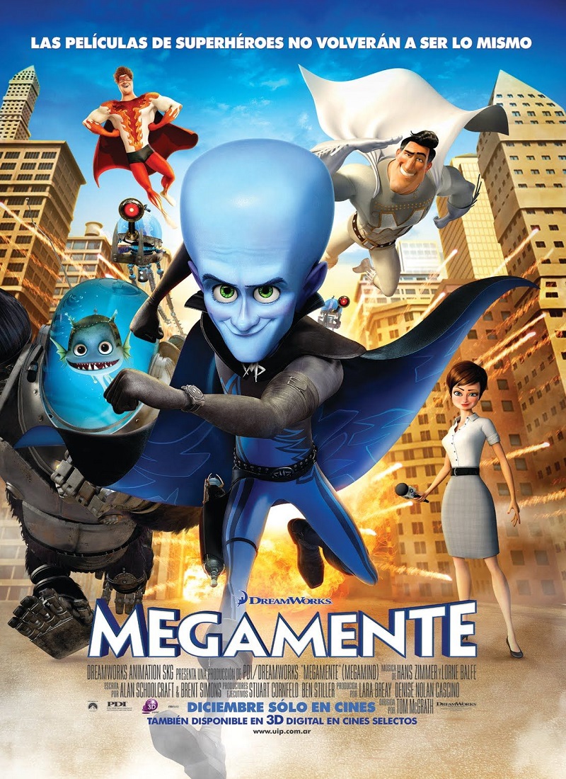 Descargar MEGAMENTE [2010] (Megamind) MP4 HD720p Latino