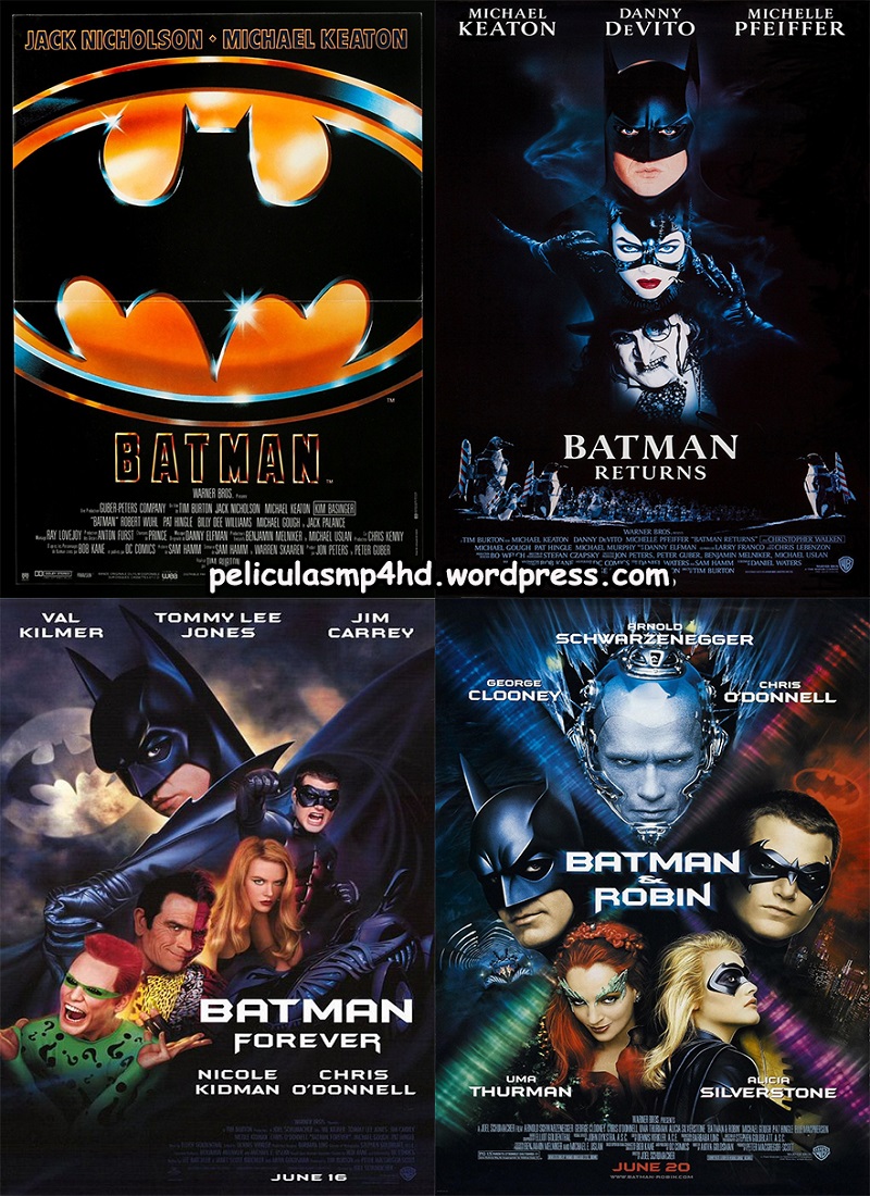 Descargar Película Saga BATMAN de Tim Burton (Tim Burton´s Batman) MP4 HD720p Latino