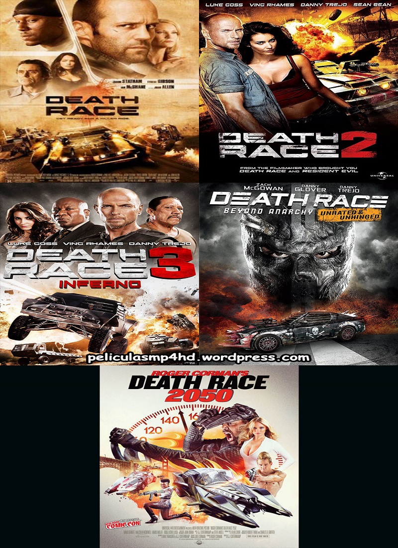 Descargar Película Saga LA CARRERA DE LA MUERTE (Death Race) MP4 HD720p Latino