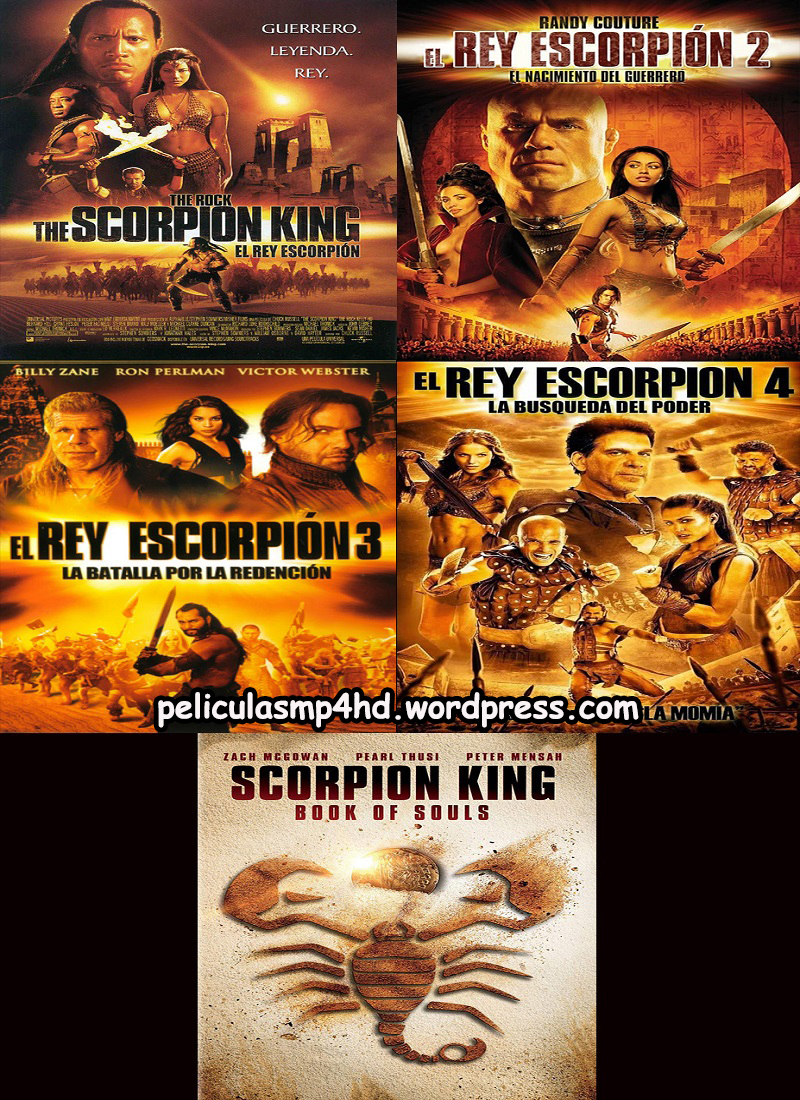 Descargar PelículaSaga EL REY ESCORPIÓN (The Scorpion King) MP4 HD720p Latino