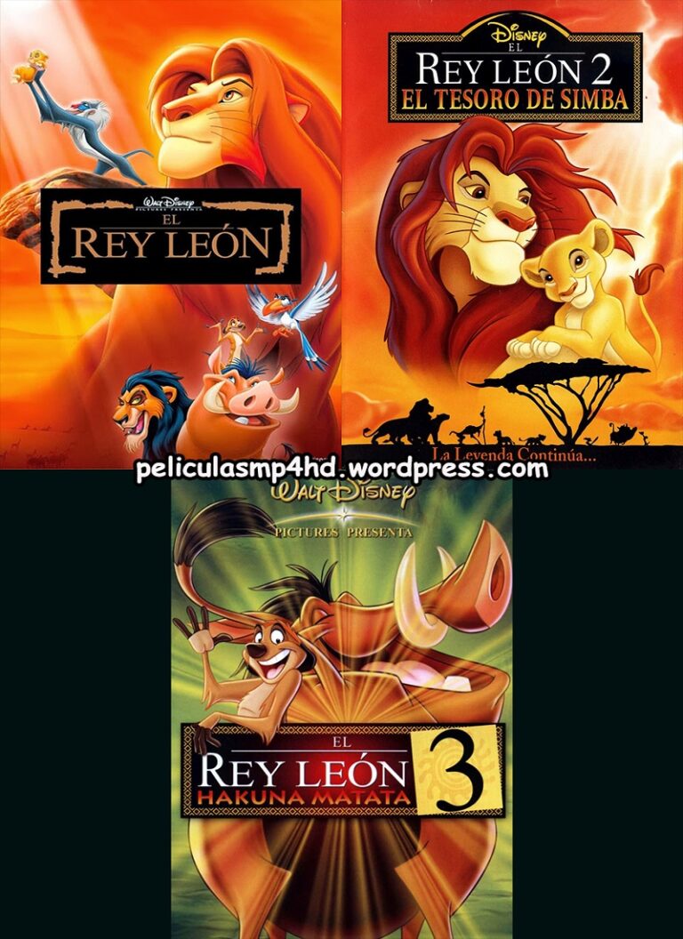 Saga EL REY LEÓN (The Lion King) [HD 720p, Latino, MEGA]