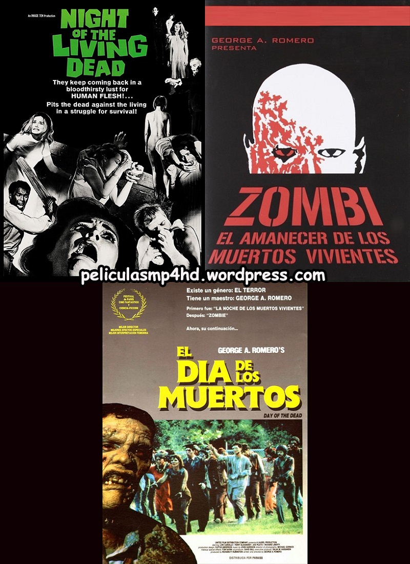 Descargar Película Trilogía LOS MUERTOS VIVIENTES de George A. Romero (George A. Romero's Living Dead) MP4 HD720p Latino