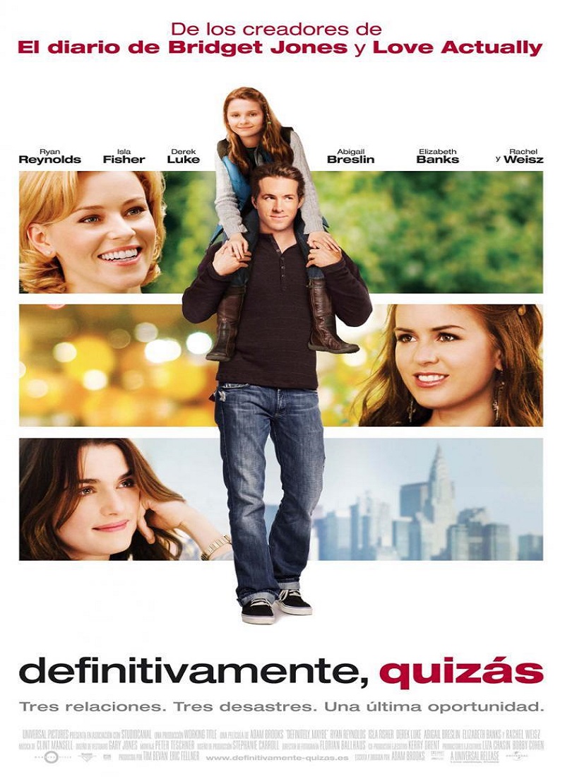 Descargar Película DEFINITIVAMENTE, QUIZÁS [2008] (Definitely, Maybe) MP4 HD720p Latino