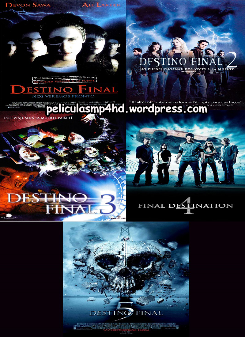 Descargar Película Saga DESTINO FINAL (Final Destination) MP4 HD720p Latino