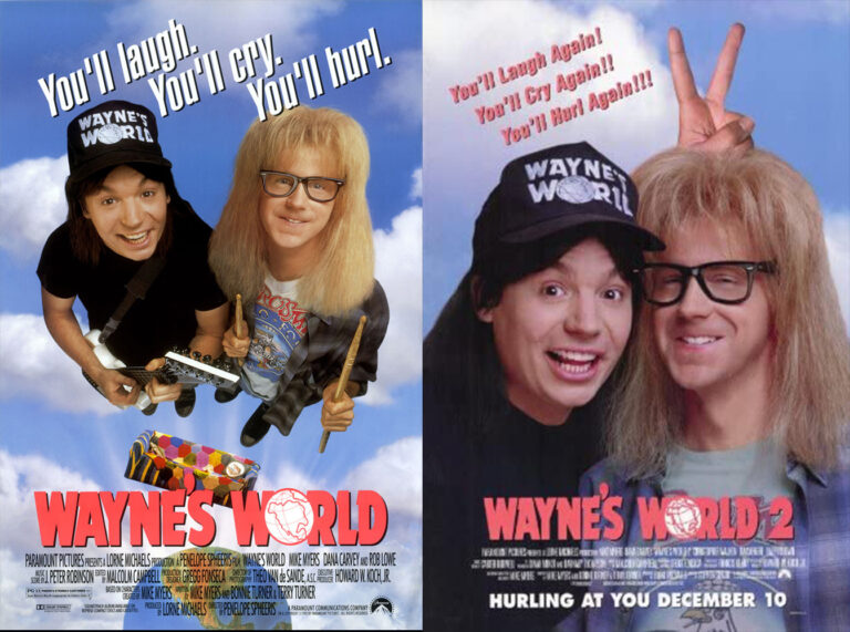 Saga EL MUNDO SEGÚN WAYNE (Wayne´s World) [HD 720, Latino, MEGA]