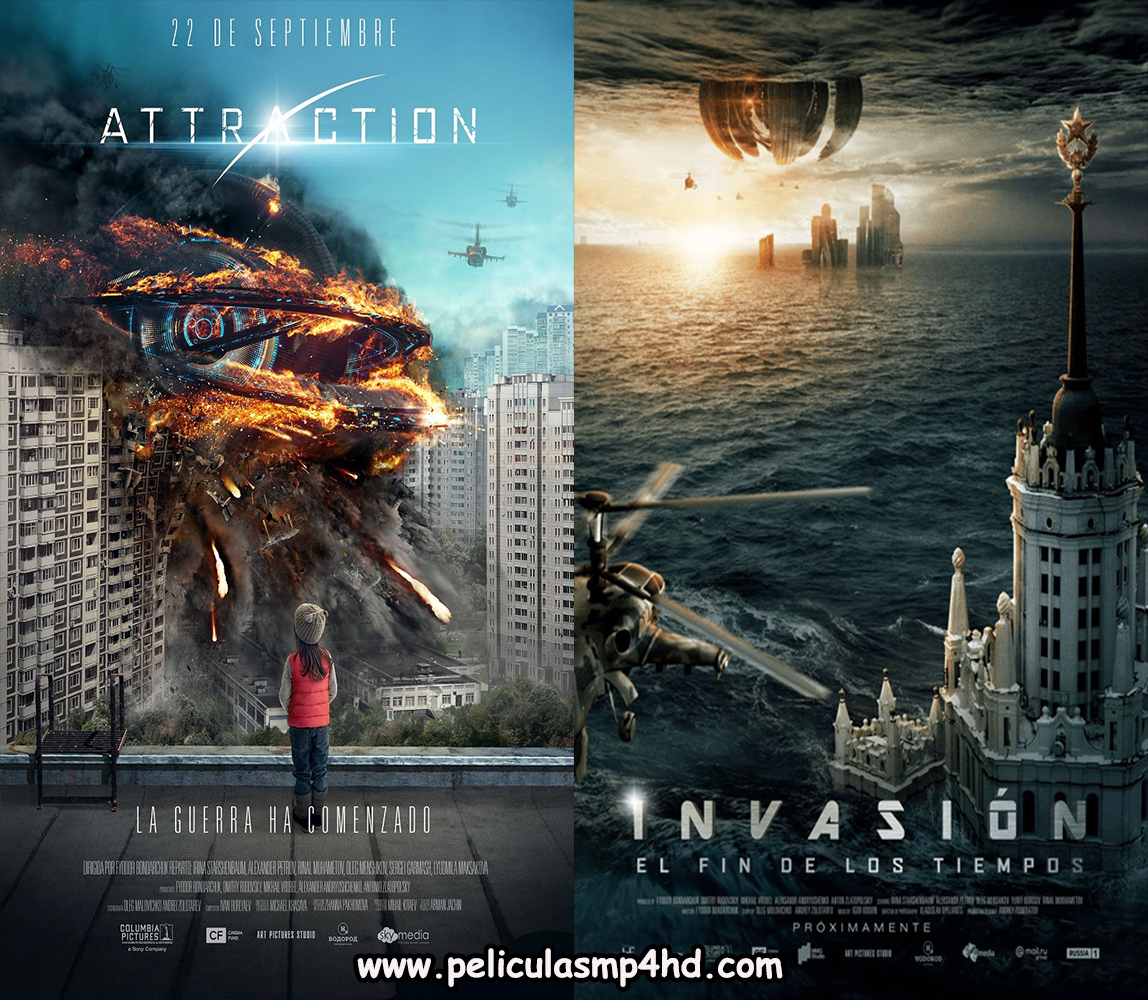 Descargar Película Saga ATTRACTION: LA GUERRA HA COMENZADO / INVASIÓN: EL FIN DE LOS TIEMPOS [HD 720, Latino] MP4
