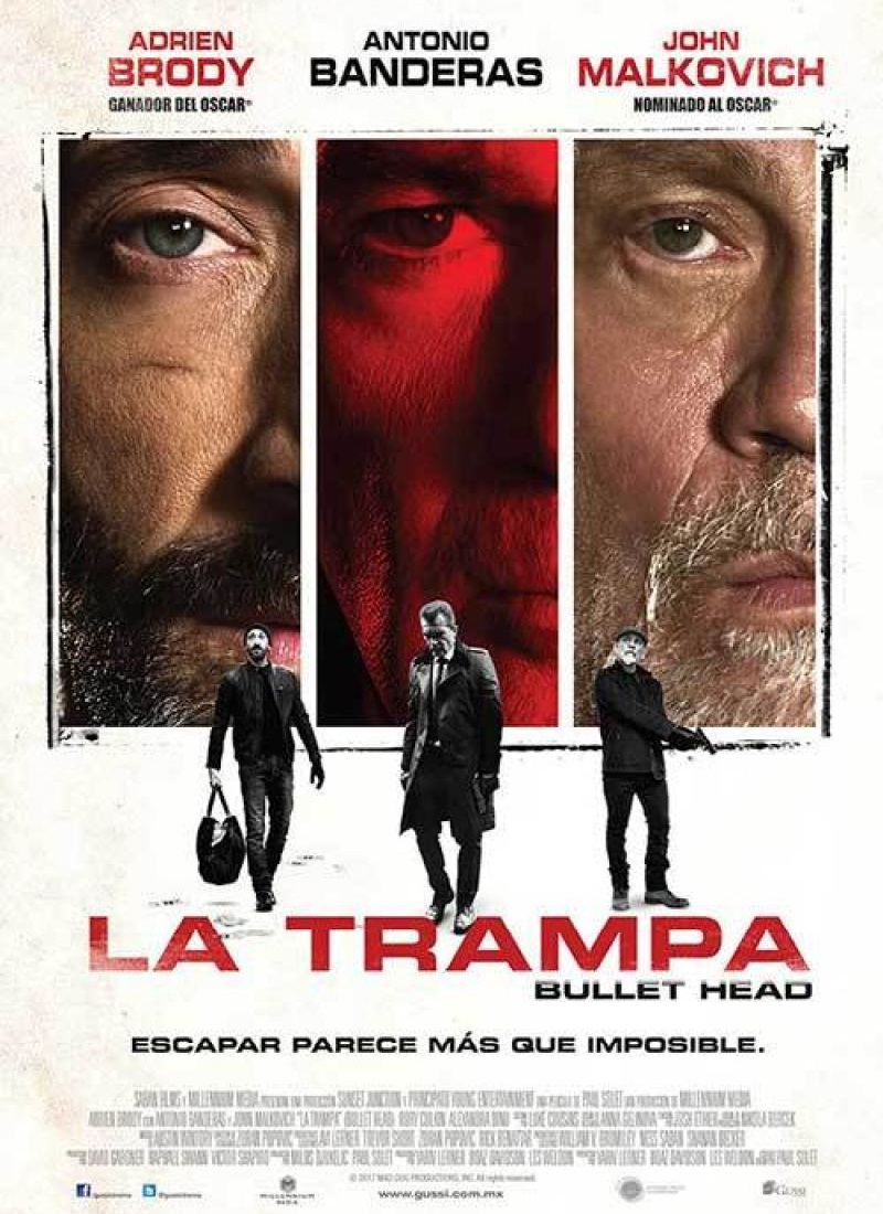 Descargar Película LA TRAMPA [2017] (Bullet Head) MP4 HD720p Latino