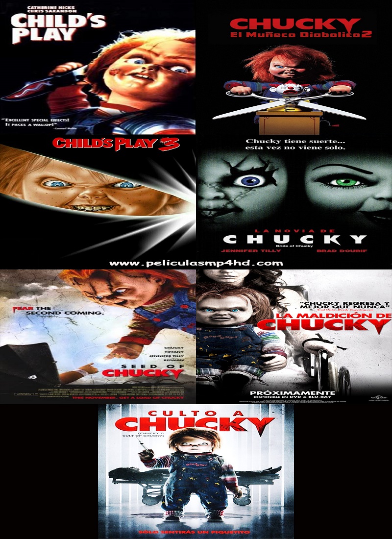 Descargar Película Saga CHUCKY: EL MUÑECO DIABÓLICO MP4 HD720p Latino