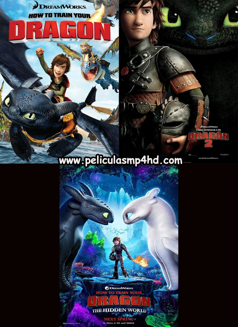 Saga CÓMO ENTRENAR A TU DRAGÓN (How to Train Your Dragon) [HD 720p, Latino, MEGA]