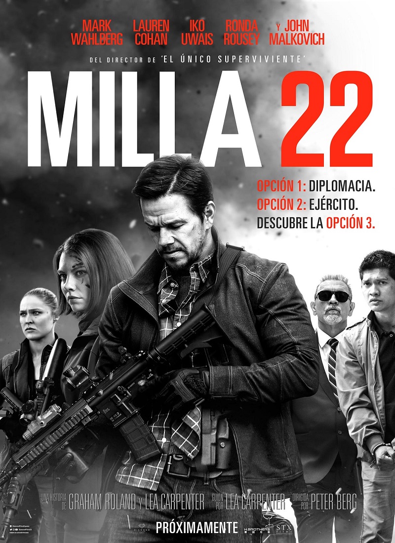 Descargar Película MILLA 22: EL ESCAPE [2018] (Mile 22) MP4 HD720p Latino