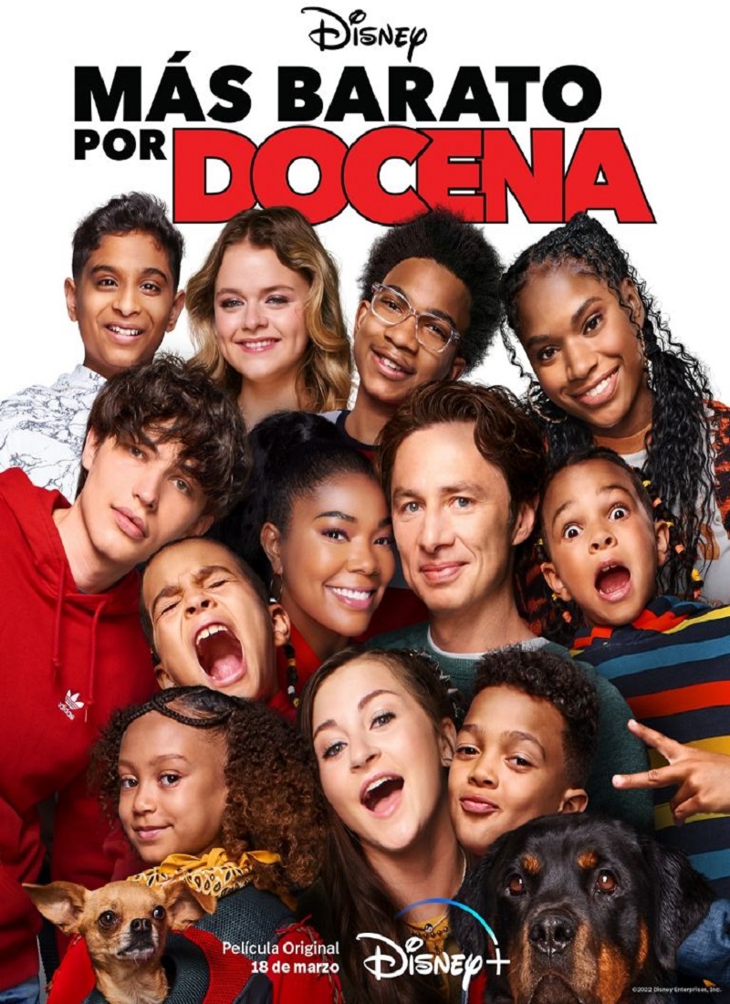 Descargar Película MÁS BARATO POR DOCENA [2022] (Cheaper by the Dozen) MP4 HD720p Latino