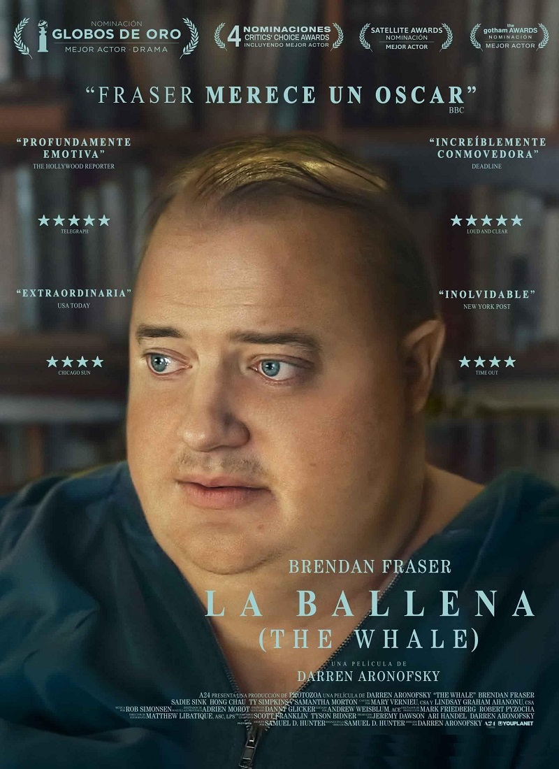 Descargar Película LA BALLENA [2022] (The Whale) MP4 HD720p Subtitulada