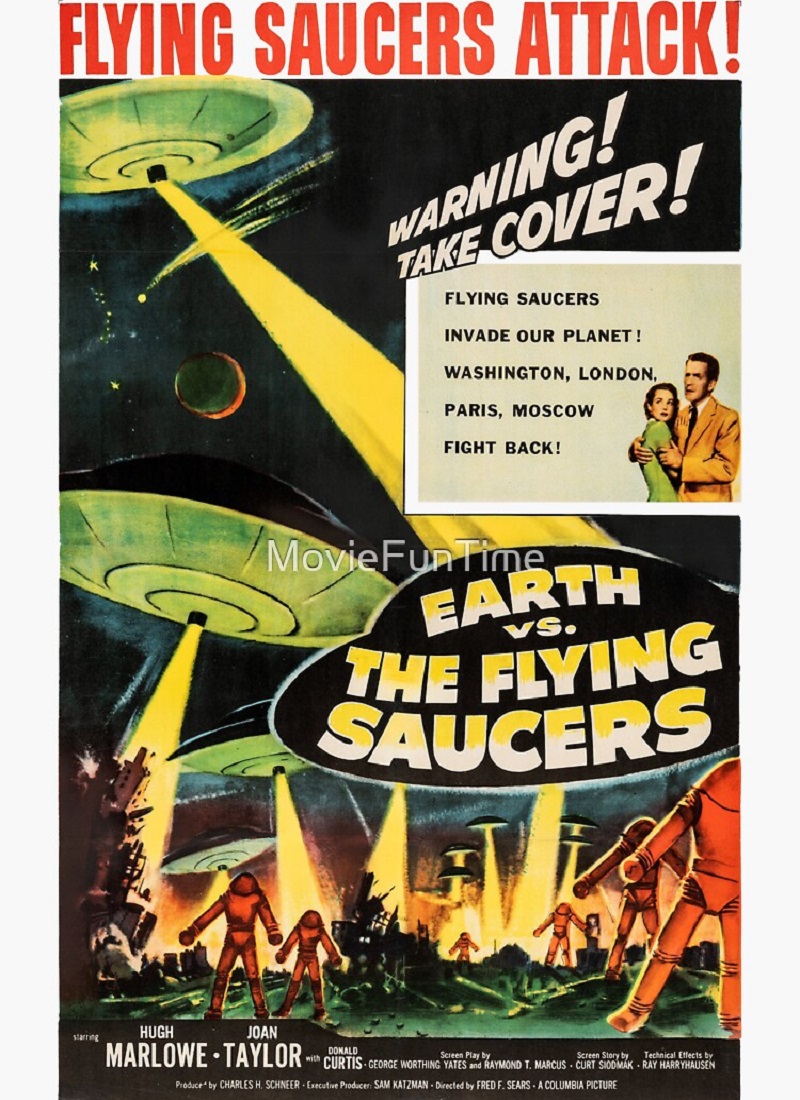 Descargar Película LA TIERRA CONTRA LOS PLATILLOS VOLADORES [1956] (Earth vs. the Flying Saucers) MP4 HD720p Latino