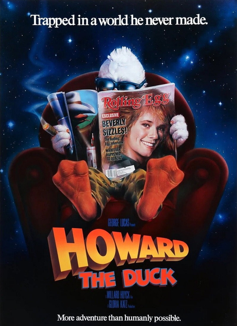 Descargar Película HOWARD EL PATO [1986] (Howard the Duck) MP4 HD720p Latino/Inglés