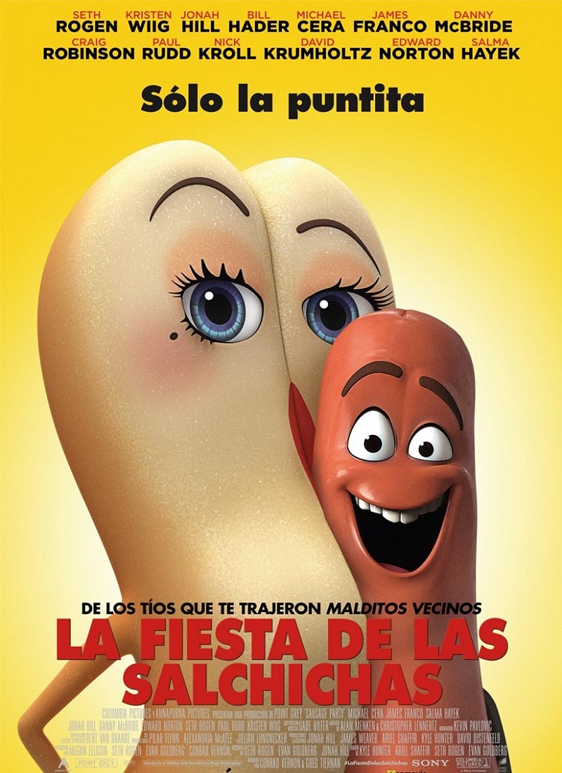 Descargar Película LA FIESTA DE LAS SALCHICHAS [2016] (Sausage Party) MP4 HD720p Latino/Inglés